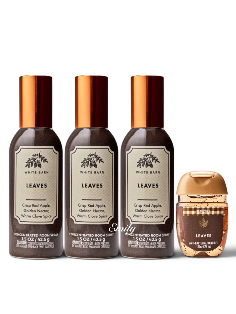 3X LEAVES Bath & Body Works Concentrated Room Sprays
